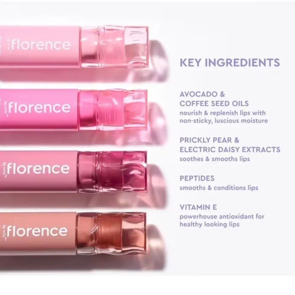 florence by mills BUNDLE - Stay Plush Lip Oil Tint & Tinted Lip Balm Bundle -NEW